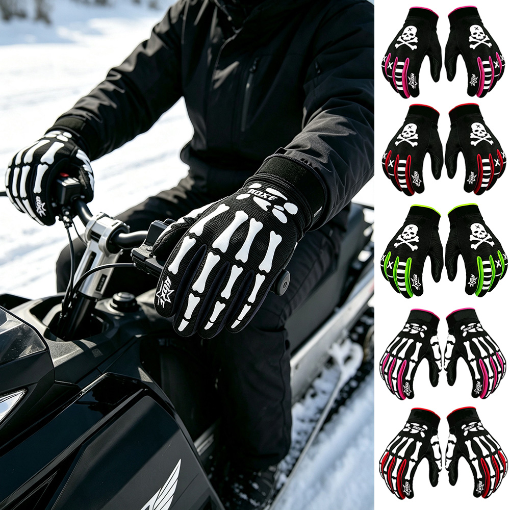 Touch Screen Gloves - Antislip beschermende sneeuwscooterhandschoenen, slijtvaste handschoenen met
