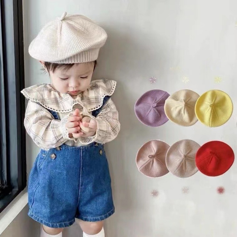 Knit Beanie Hat Warm - Nieuwe collectie gebreide baby baret peuter