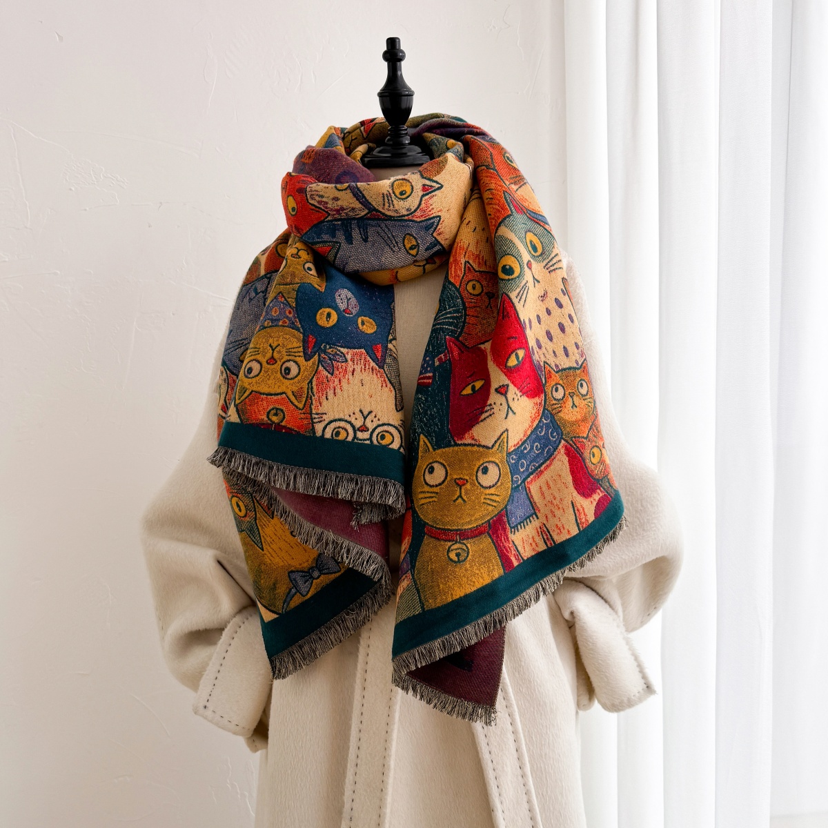 Gedetailleerde sjaal, pashmina - Cashmere Pashmina Wrap recensie en prijs