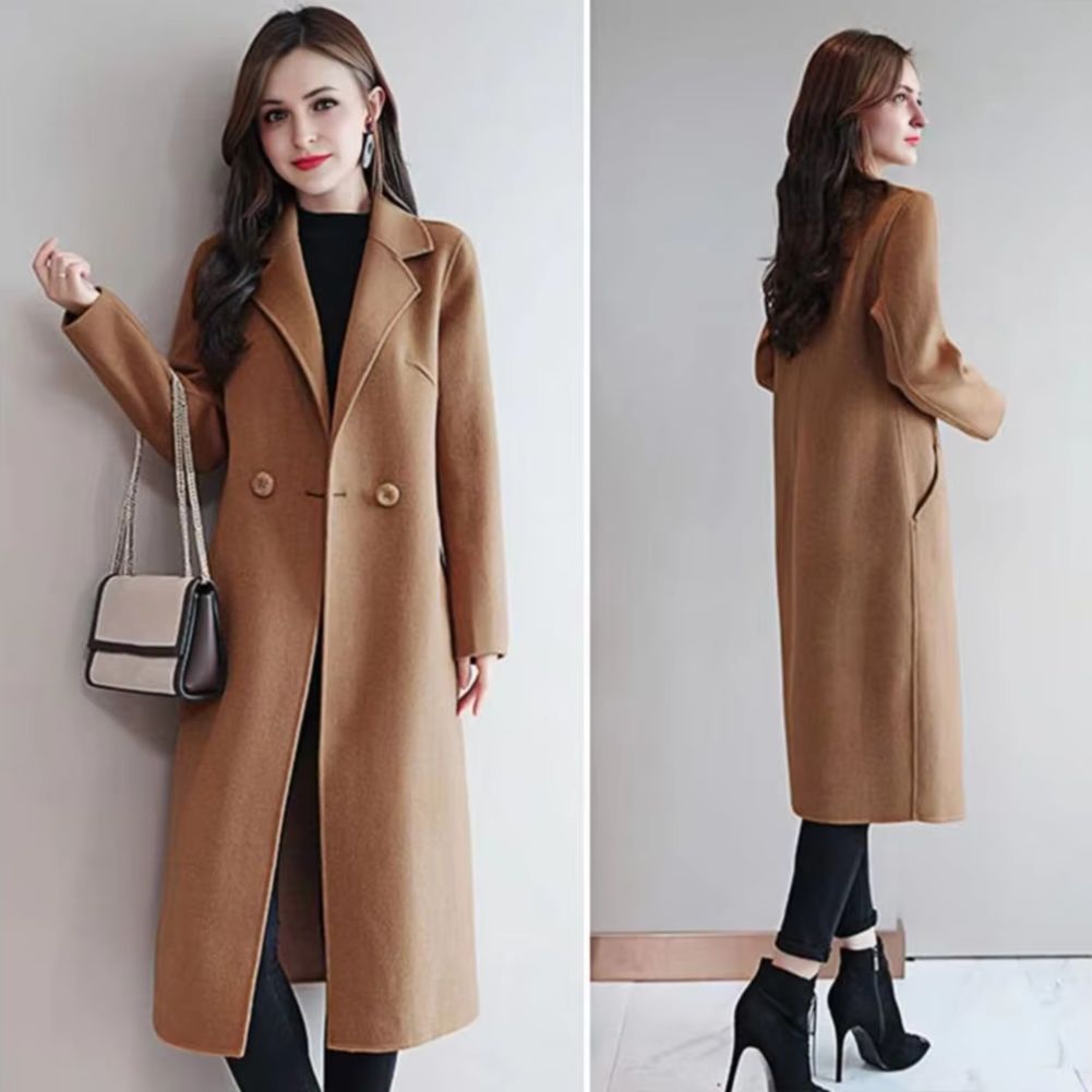 2025 Elegante Dames Wollen Jas - Wool Coat Peacoat recensie en prijs