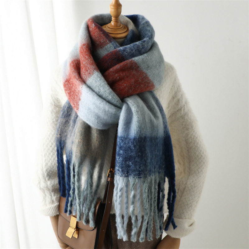 Nieuwe Herfst Winter Ruitpatro - Wool Scarf Men recensie en prijs