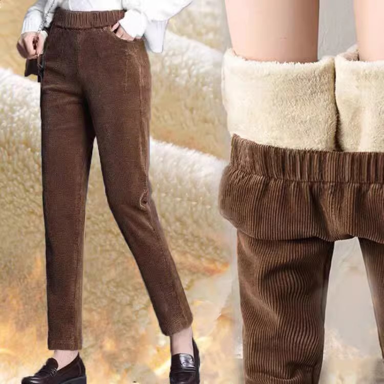 1 stks Vrouwen Herfst Winter P - Corduroy Pant Warm recensie en prijs